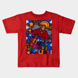 Abundant  Blessings Christmas Angel Kids T-Shirt